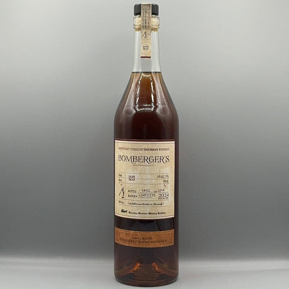 BOMBERGERS KENTUCKY STRAIGHT BOURBON 2024