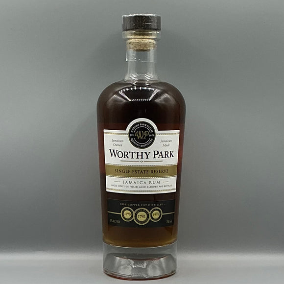 WORTHY PARK SINGLE ESTATE RESERVE JAMAICA RUM