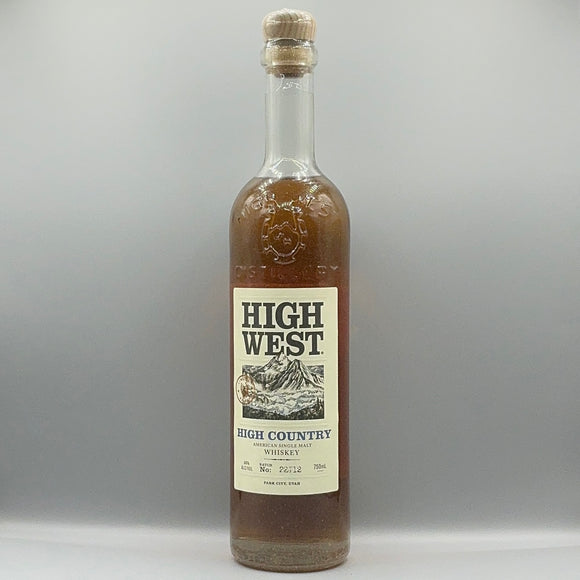 HIGH WEST AMERICAN SINGLE MALT WHISKEY