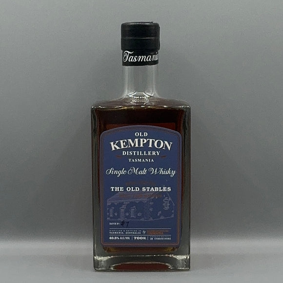 OLD KEMPTON THE OLD STABLES TASMANIAN SINGLE MALT WHISKY
