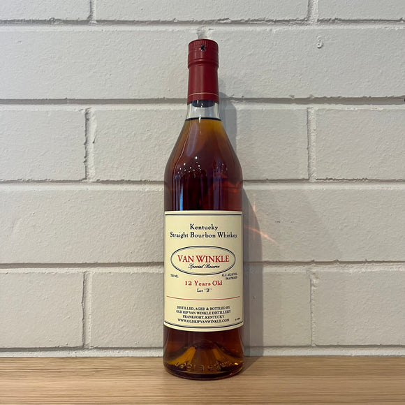 Van Winkle Special Reserve 12 yo Lot “B”   Kentucky Straight Bourbon Whiskey 45.2%